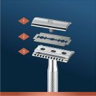 Gillette King C Τζελ Ξυρίσματος 150ml & Ξυριστική Μηχανή Ασφαλείας 1τμχ & Ανταλ/κά Ξυράφια Διπλής Ακμής 5τμχ