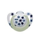 Nuk Star Νight Ορθοδοντική Πιπίλα Σιλικόνης με Θήκη 6-18m 1τεμ