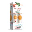 Power Health Vitamin C 1000mg Apple με Γλυκαντικό από Στέβια 24αναβρ.δισκία + Δώρο Vitamin C 500mg 20αναβρ.δισκία 