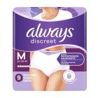 Always Discreet Pants Plus Medium 6,Εσώρουχο Ακράτειας 9 τεμάχια