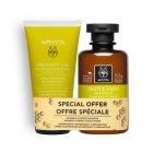 Apivita Promo Frequent Use Απαλό Σαμπουάν Καθημερινής Χρήσης με Χαμομήλι & Μέλι 250ml + Απαλή Κρέμα Μαλλιών 150ml, 1σετ