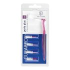 Curaprox Perio Plus 406 Μεσοδόντια Βουρτσάκια Φούξια, 5 τεμάχια με λαβή