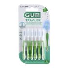Gum Trav-ler Interdental Brush 1414 Μεσοδόντιο Βουρτσάκι 1.1mm Πράσινο 6τμχ