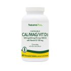 Nature's Plus Cal/Mag/Vit D3 60 Μασώμενες Ταμπλέτες με Γεύση Σοκολάτα με Ασβέστιο 1200mg Μαγνήσιο 600mg D 1000iu + K 100mcg 
