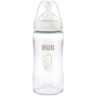 Nuk Μπιμπερό Πλαστικό First Choice Plus PP με Θηλή Σιλικόνης & Ένδειξη Θερμοκρασίας Ιππόκαμπος 3m+ 300ml