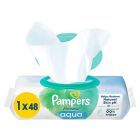 Pampers Harmonie Aqua Μωρομάντηλα 1 Συσκευασία x 48 Μωρομάντηλα