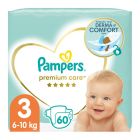 PAMPERS PREMIUM CARE ΠΑΝΕΣ ΜΕΓΕΘΟΣ 3 (6-10 KG) - 60 ΤΜΧ