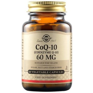SOLGAR COENZYME CoQ-10 60mg 60 ΦΥΤΙΚΕΣ ΚΑΨΟΥΛΕΣ