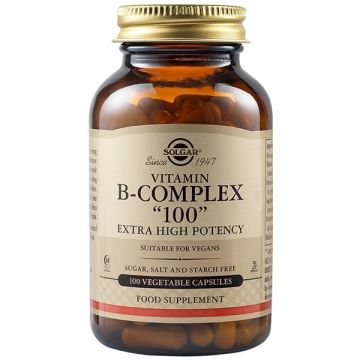 SOLGAR B-100 COMPLEX VEG TABS 100S