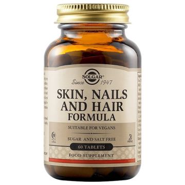 SOLGAR SKIN, NAILS AND HAIR FORMULA TABS 60S