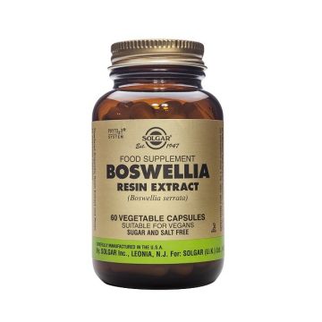Solgar Sfp Boswellia Resin Extract Συμπλήρωμα Διατροφής Με Αντιαρθριτικές & Αντιφλεγμονώδεις Ιδιότητες 60veg.caps