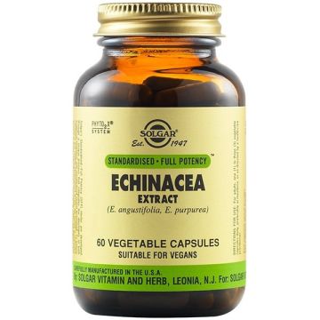 Solgar Echinacea Root & Leaf Extract 60 φυτικές κάψουλες