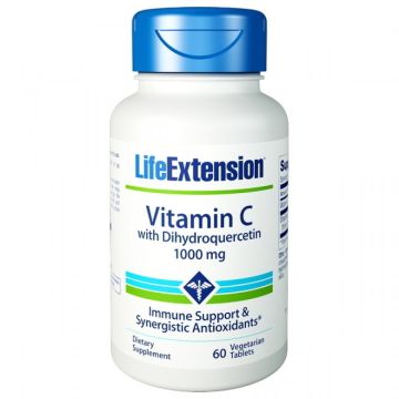 LIFE EXTENSION VIT C DIHYDROQUERCETIN 1000MG 60CAP