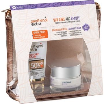 PANTHENOL EXTRA  SUN CARE & BEAUTY CARE COLOR  SPF50 50ml & FACE & EYE CREAM 50ml & ΔΩΡΟΝεσεσέρ