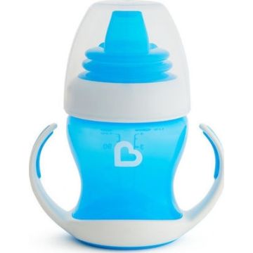 Munchkin Gentle First Cup 4m+ Εκπαιδευτικό Κύπελλο με Λαβές 118ml - Μπλε