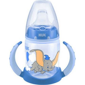 Nuk Disney Classics First Choice Μπιμπερό Εκπαίδευσης 150ml Με 2 Λαβές Γαλάζιο 1 τεμάχιο