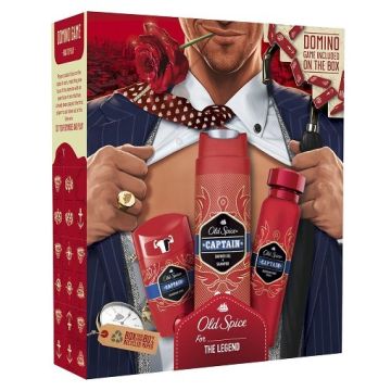 Old Spice Gentleman Σετ Δώρου με Captain Αποσμητικό Στικ 50ml & Σαμπουάν + Αφρόλουτρο, 250ml & Αποσμητικό Σπρέι 150ml