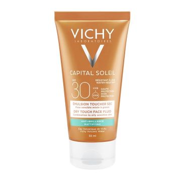 Vichy Capital Soleil Αντηλιακή Κρέμα Προσώπου SPF30 για Ματ Αποτέλεσμα, για Μικτή & Λιπαρή Επιδερμίδα 50ml
