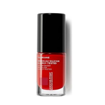 La Roche Posay Toleriane Silicium Nail Polish Rouge Coquelicot Βερνίκι Νυχιών Σκούρο Κόκκινο 6ml