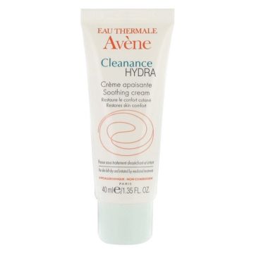 Avene Cleanance Hydra Creme Apaisante, Ενυδατική & Καταπραϋντική Κρέμα Προσώπου για Δέρμα υπό Ξηραντική Αγωγή, 40ml