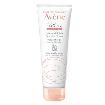 Avene Trixera Nutrition Lait Nutri-fluide Λεπτόρρευστο Θρεπτικό Γαλάκτωμα Προσώπου & Σώματος για την Ξηρή Επιδερμίδα για Όλη την Οικογένεια, 200ml