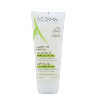 A-Derma Shower Gel Hydra-Protective Τζελ Καθαρισμού, 200ml