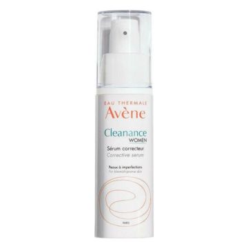 Avene Cleanance Women Corrector Serum Διορθωτικός Ορός για Δέρμα με Ατέλειες, Ανομοιόμορφη Υφή & Διεσταλμένους Πόρους, 30ml
