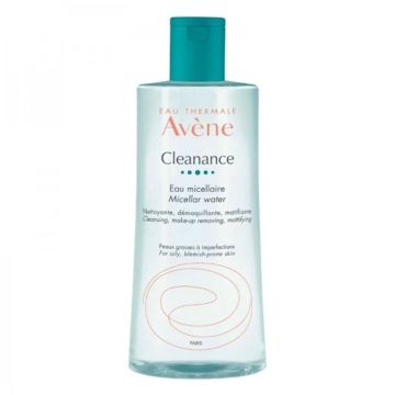 Avene Cleanance Nettoyante, Νερό Καθαρισμού Προσώπου & Ματιών για Λιπαρό Δέρμα / Με Τάση Ακμής, 400ml