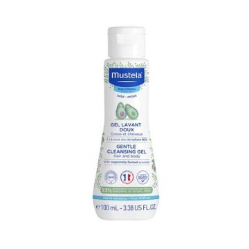 Mustela Gentle Cleansing Gel Βρεφικό-Παιδικό Τζελ Καθαρισμού για Σώμα και Μαλλιά 100ml