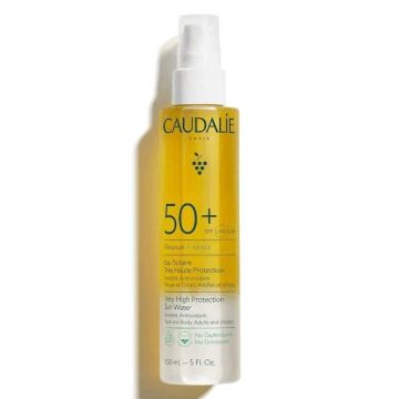 Caudalie Vinosun Protect Very High Protection Water Αντηλιακό Νερό Πολύ Υψηλής Προστασίας με SPF50+ 150ml