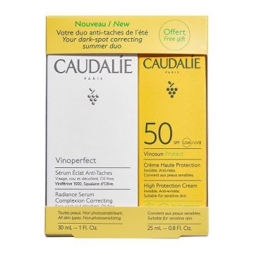 Caudalie Promo Pack Vinoperfect Radiance Serum Complexion Correcting 30ml & Δώρο Vinosun Protect High Protection Cream Αντηλιακό Προσώπου SPF50 25ml