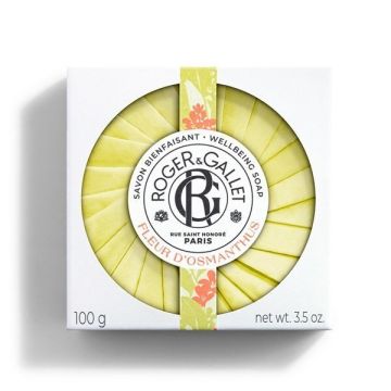 Roger & Gallet Fleur D'Osmanthus Savon Bienfaisant Αρωματικό Σαπούνι Mε Τονωτικό Άρωμα Άνθους Βερίκοκου 100gr