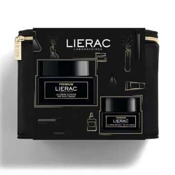 Lierac Promo Xmas Set Premium La Creme Soyeuse 50ml & The Eye Cream 20ml Σε Βελούδινο Νεσεσέρ 1τμχ