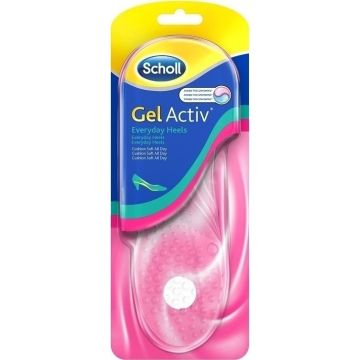 Scholl Gel Activ Everyday Heels Everyday Γυναικείοι Πάτοι για παπούτσια με τακούνι, 1τεμάχια