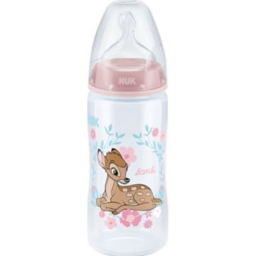 NUK DISNEY CLASSICS FIRST CHOICE PLUS ΜΠΙΜΠΕΡΟ ΜΕ ΘΗΛΗ ΡΟΖ 300ml 