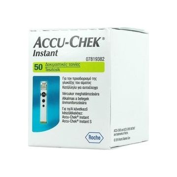 Roche Ταινίες Μέτρησης Σακχάρου Accu-Chek Instant 50τμχ