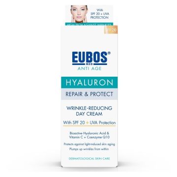 EUBOS CREAM HYALURON REPAIR & PROTECT ΚΡΕΜΑ ΑΝΑΠΛΑΣΗΣ SPF20 50ML