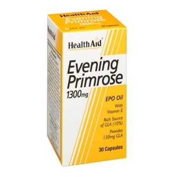 HEALTH AID EVENING PRIMROSE OIL 1300MG 30CAP
