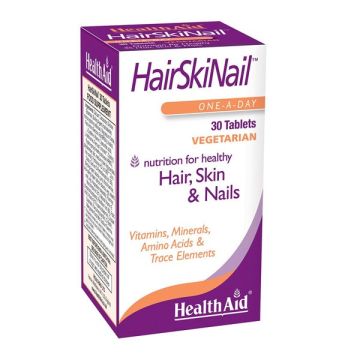 HEALTH AID HAIR, SKIN & NAIL FORMULA 30CAPS