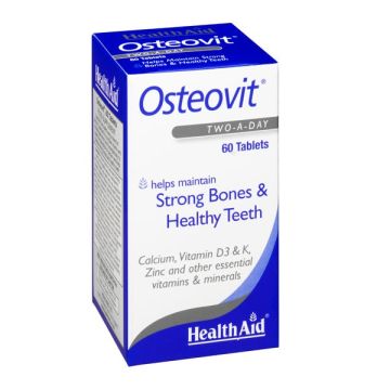 Health Aid Osteovit Συμπλήρωμα Διατροφής Συνδυασμός Βιταμινών & Μετάλλων για την Οστεοπόρωση, 60tabs