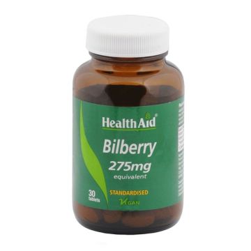 HEALTH AID BILBERRY BERRY EXTRACT 210MG 30TABS