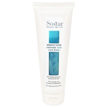 Sostar Mornin' Glow Αφρώδες Τζελ Καθαρισμού με Σαλικυλικό Οξύ για Λιπαρές & Ακνεϊκές Επιδερμίδες 150ml