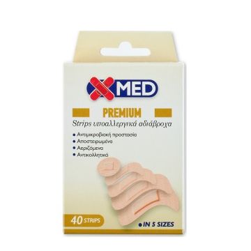 Medisei X-Med Premium Aδιάβροχα και Αποστειρωμένα Αυτοκόλλητα Επιθέματα 40τμχ