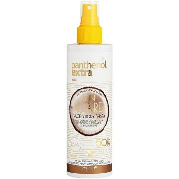 Medisei Panthenol Extra Sun Care Αντηλιακή Λοσιόν Προσώπου και Σώματος SPF50 σε Spray 250ml