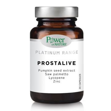 Power Health Platinum Range Συμπλήρωμα Διατροφής για την Καλή Υγεία του Προστάτη, Prostalive 30caps