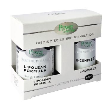 Power Health Platinum Range Lipolean Formula Φόρμουλα με Λιποτροπικούς Παράγοντες 60 κάψουλες και Δώρο B-Complex 20 ταμπλέτες 
