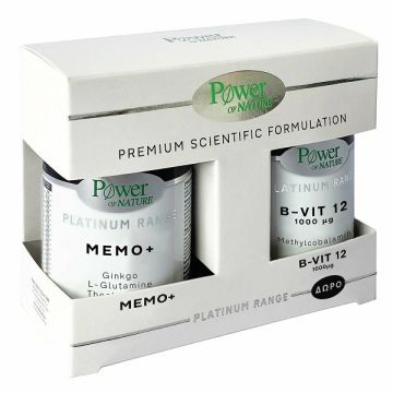 Power Health Platinum Range Memo+ 30 κάψουλες & Δώρο B-Vit-12 1000μg 20 κάψουλες 