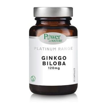 Power Health Platinum Range Gingo Biloba 120mg Συμπλήρωμα Διατροφής για τη Βελτίωση της Μνήμης 30 κάψουλες