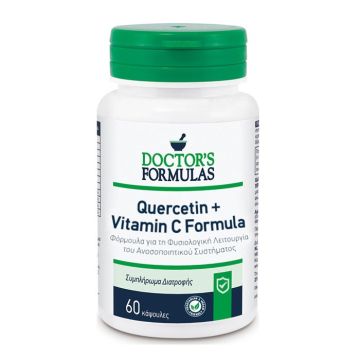 Doctors Formulas Quercetin & Vitamin C Συμπλήρωμα Διατροφής Για Το Ανοσοποιητικό 60 Κάψουλες