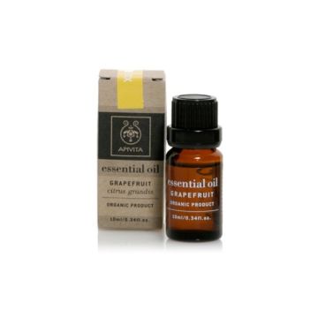Apivita Essential Oil Grapefruit Αιθέριο Έλαιο Γκρέϊπφρουτ, 10ml